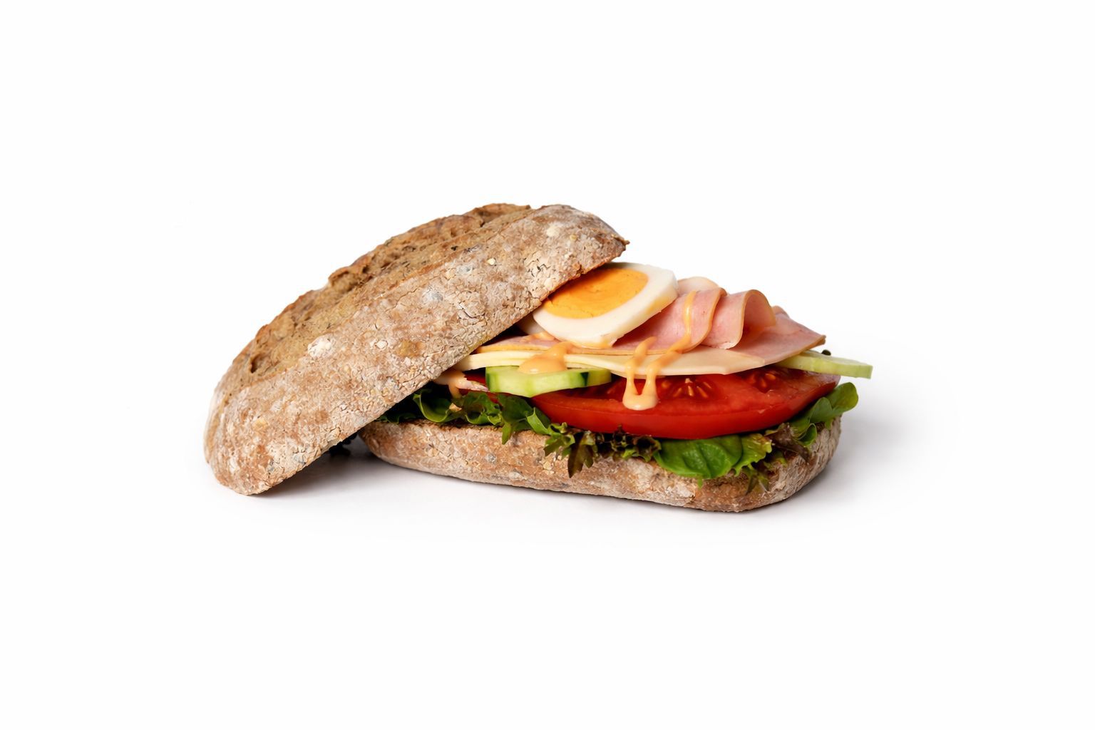 broodjes katwijk broodje gezond met ham kaas ei komkommer tomaat en sla broodjesanzae